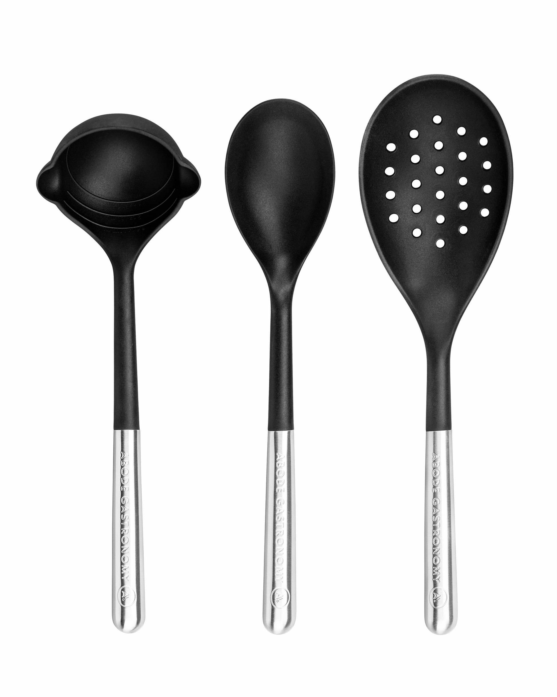 Premium Utensils Set of 3 Spoons/Ladle